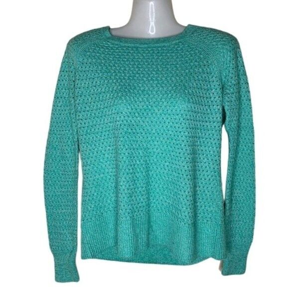 American Eagle Outfitters Teal Crew Neck Sweater M - Picture 1 of 8